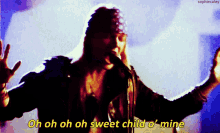 Guns N Roses Axl Rose GIF - Guns N Roses Axl Rose Oh Oh Oh Oh Sweet Child O Mine GIFs