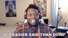 Its Easier Said Than Done John Finch GIF - Its Easier Said Than Done John Finch Smite GIFs