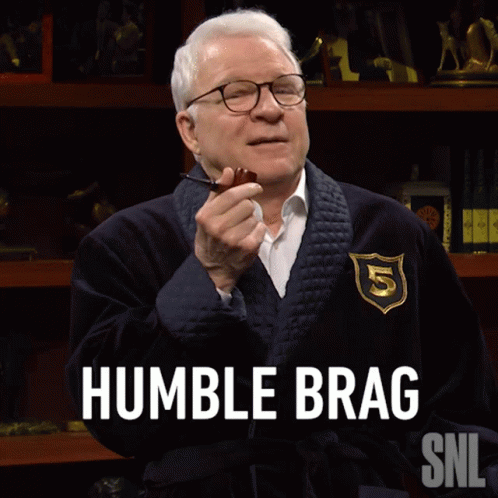 Humble Brag Steve Martin GIF - Humble Brag Steve Martin Saturday Night Live GIFs