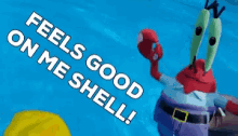 Mr Krabs Feels Good On Me Shell GIF - Mr Krabs Feels Good On Me Shell GIFs