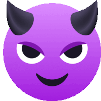 Smiling Face With Horns People Sticker - Smiling Face With Horns People Joypixels Stickers