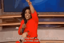 You Get A Usb You All Are Getting Usbs GIF - You Get A Usb You All Are Getting Usbs Oprah Winfrey GIFs