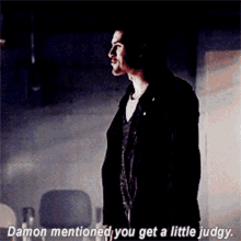 Damon Mentioned That You Get A Little Judgy Enzo St John GIF - Damon Mentioned That You Get A Little Judgy Enzo St John Michael Malarkey GIFs