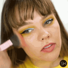 blush on lining blending contour makeup blush on lining blending contour makeup