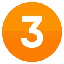 three symbols joypixels number three circled three