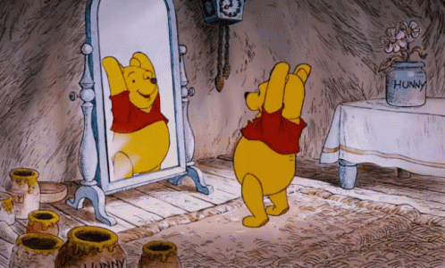 Stretch GIF - Stretch Winnie The Pooh Mirror - Descubre & Comparte GIFs