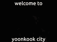 Welcome To Yoonkook City Bts GIF - Welcome To Yoonkook City Yoonkook Bts GIFs