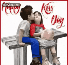 Happy Kiss Day.Gif GIF - Happy Kiss Day Happy Lovers Day Wishes GIFs