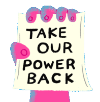 Take Our Power Back Take Back Sticker - Take Our Power Back Take Back Ballot Stickers