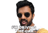 Im Driving The Car Faisal Khan Sticker - Im Driving The Car Faisal Khan Ill Be Driving Stickers