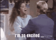 jessie spano excited so scared