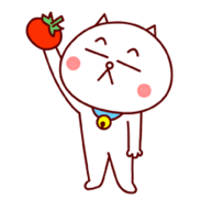 Cat Throw Sticker - Cat Throw Tomato Stickers