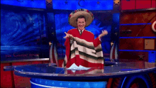 Stephen Colbert Poncho GIF - Stephen Colbert Poncho Silly GIFs