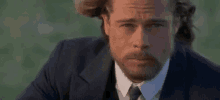 Brad Pitt Hair GIF - Brad Pitt Hair Windmoment GIFs