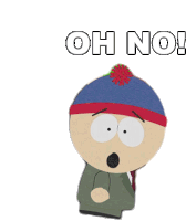 Oh No Stan Marsh Sticker - Oh No Stan Marsh South Park Stickers