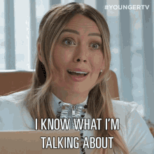 I Know What Im Talking About Kelsey Peters GIF - I Know What Im Talking About Kelsey Peters Younger GIFs
