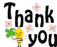 Thank You Bee Sticker - Thank You Bee Stickers