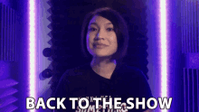 Back To The Show Back To Normal GIF - Back To The Show Back To Normal Lets Start GIFs