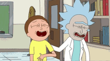 Rick And Morty Laughing GIF - Rick And Morty Laughing Tiny GIFs