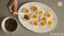 deviled eggs seasoning yum food porn delicious