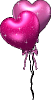 Balloons Pink Hearts Sticker - Balloons Pink Hearts Pink Hearts Balloons Stickers