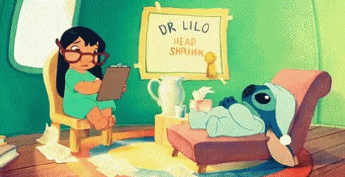 Lilo And Stitch Playing Shrink GIF - Shrink Lilo And Stitch Disney GIFs