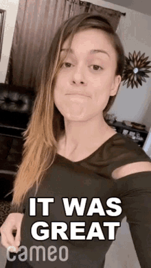 It Was Great Lindsey Shaw GIF - It Was Great Lindsey Shaw Cameo GIFs