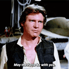 Han Solo Star Wars GIF - Han Solo Star Wars May The Force Be With You GIFs