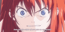 Even Just The Sigh Of You Gets On My Nerves GIF - On My Nerves Neon Genesis Evangelion GIFs