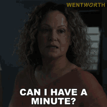 Can I Have A Minute Rita Connors GIF - Can I Have A Minute Rita Connors Wentworth GIFs