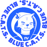Nv Nventive Sticker - Nv Nventive Bluecats Stickers