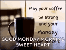 Coffee Monday GIF - Coffee Monday May Your Coffee Be Strong And Y Our Monday Be Short GIFs