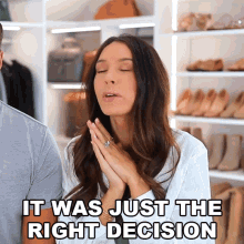 It Was Just The Right Decision Shea Whitney GIF - It Was Just The Right Decision Shea Whitney Made The Wise Choice GIFs