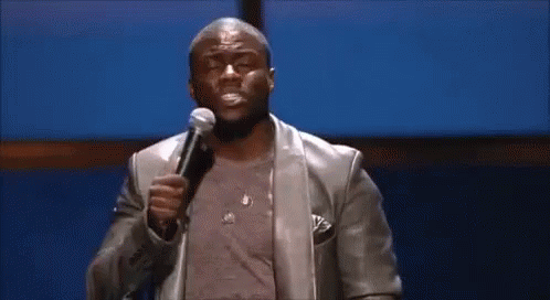 Not Ready GIF - Not Ready Kevin Hart She Wasnt Ready GIFs
