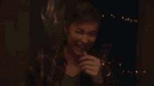 kim rhodes supernatural spn laughing hysterically laughing