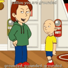 Caillou Gets Grounded Meme GIF - Caillou Gets Grounded Grounded Caillou GIFs
