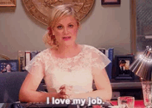 When You Love Going To Work GIF - Parks And Rec Amy Poehler Leslie Knope GIFs