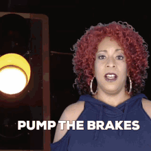 Pump The Brakes Stop GIF - Pump The Brakes Stop Slow Down GIFs