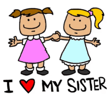 I Love My Sister Happy Sisters Day GIF - I Love My Sister Happy Sisters Day Sisters Day GIFs