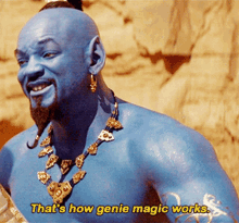 Aladdin Genie GIF - Aladdin Genie Thats How Genie Magic Works GIFs