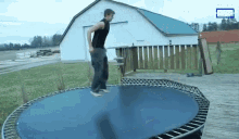 Handstand Jumping In Trampoline GIF - Handstand Jumping In Trampoline Trampoline Stunt GIFs