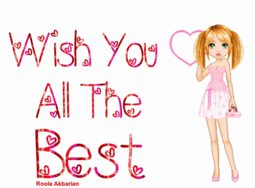 Animated Greeting Card Wish You All The Best GIF - Animated Greeting Card Wish You All The Best GIFs