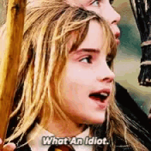 Hermione Emma Watson GIF - Hermione Emma Watson What An Idiot GIFs