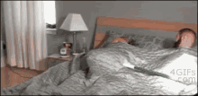 Monday Bed GIF - Monday Bed Frightened GIFs