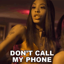Dont Call My Phone Rico Nasty GIF - Dont Call My Phone Rico Nasty Block List Song GIFs