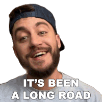 Its Been A Long Road Casey Frey Sticker - Its Been A Long Road Casey Frey Its Been A Long Way Stickers