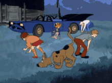 scooby doo searching for clues looking for something investigation