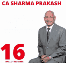 Ca Prakash Sharma Election2021 GIF - Ca Prakash Sharma Prakash Sharma Ca GIFs