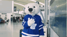 Toronto Maple Leafs Carlton The Bear GIF - Toronto Maple Leafs Carlton The Bear Shoulder Shrug GIFs