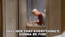 Tell Her That Everythings Gonna Be Fine Christy Plunkett GIF - Tell Her That Everythings Gonna Be Fine Christy Plunkett Anna Faris GIFs